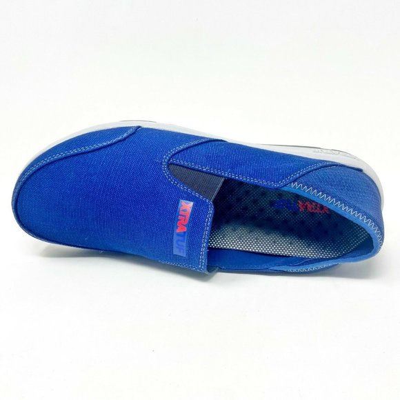 XtraTuf Yellowtail Royal Blue Mens Slip Resistant Canvas Shoes XMH 200 - Picture 4 of 5